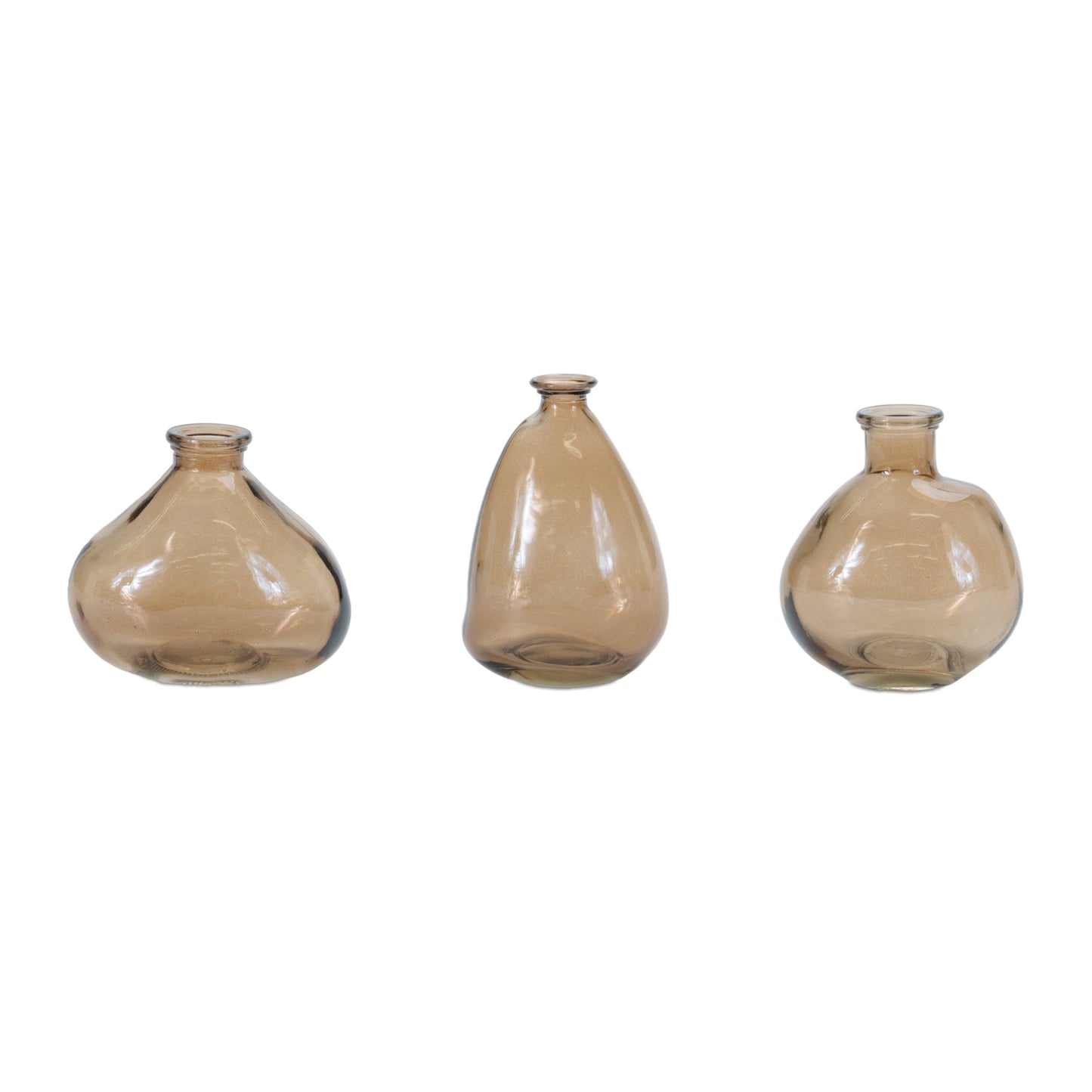 Wavy Glass Bud Vase Set of 12