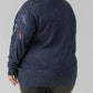 -Bl^Nk- - JENIKA KITTED TOP - Plus Size