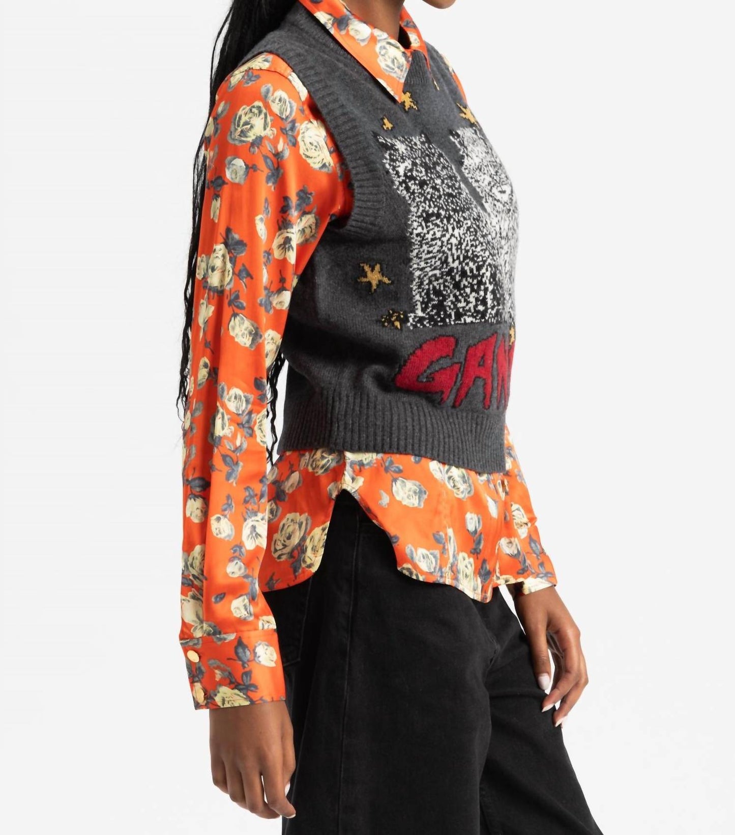 Ganni - Cats Vest