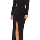 xscape-strapless-long-sleeve-column-gown-black