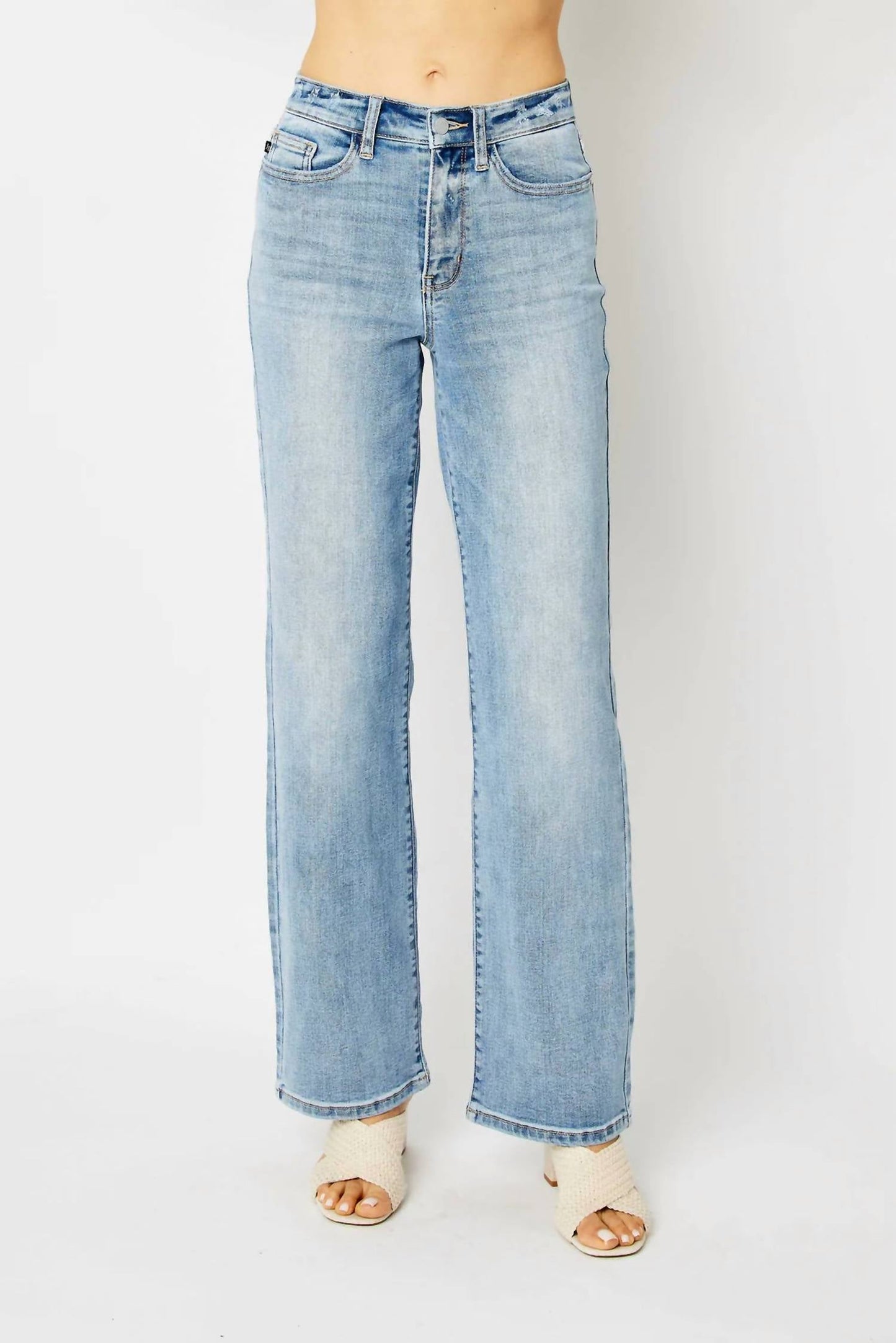 Judy Blue - Women's High Waisted Straight Leg Jean