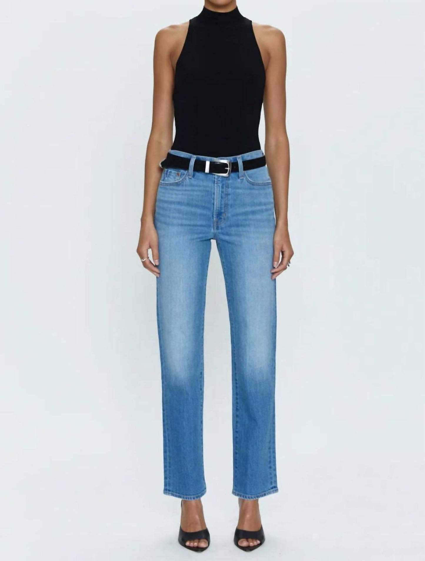 Pistola - Drew Mid Rise Classic Straight Leg Jeans
