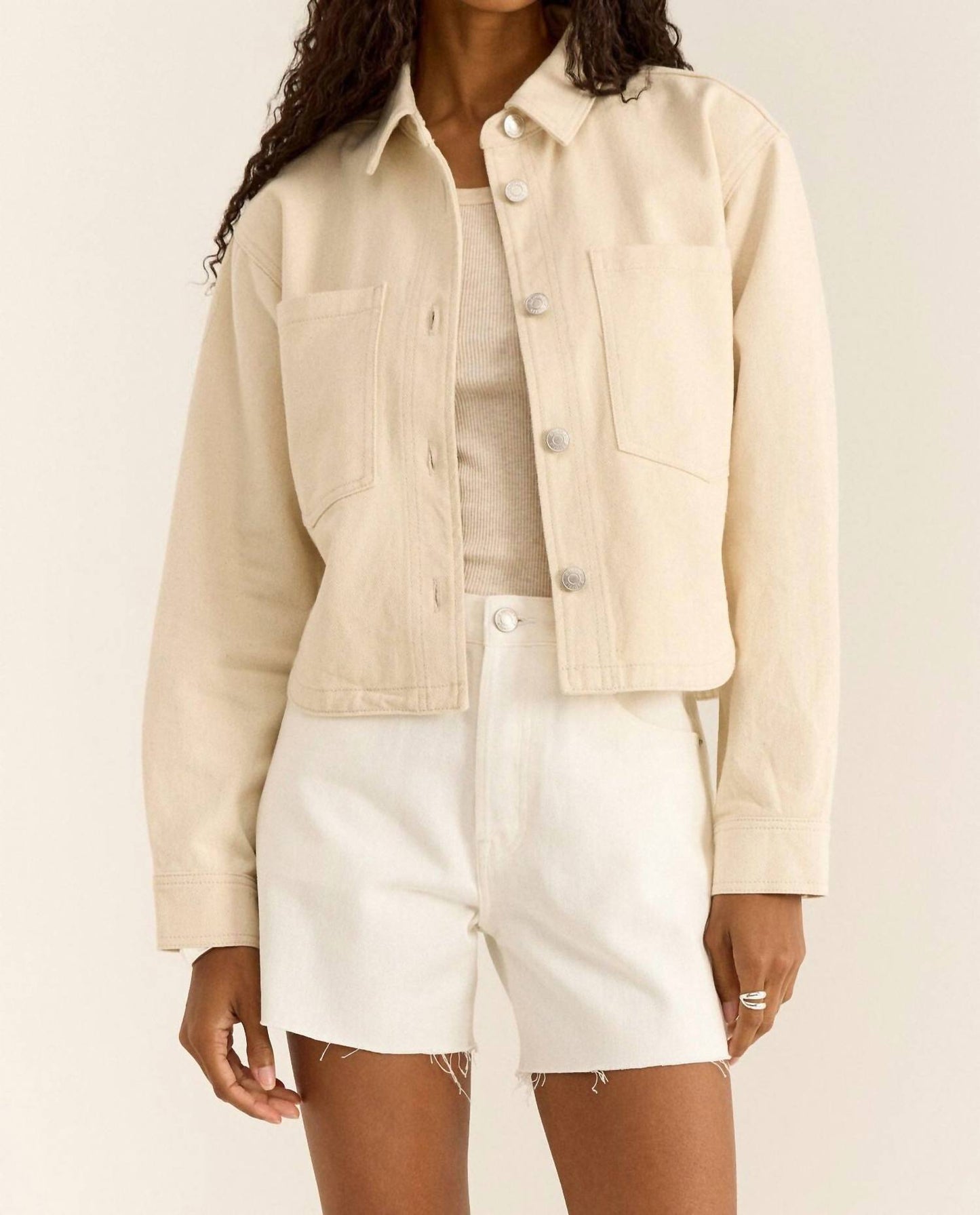 Z Supply - Cropped Denim Jacket
