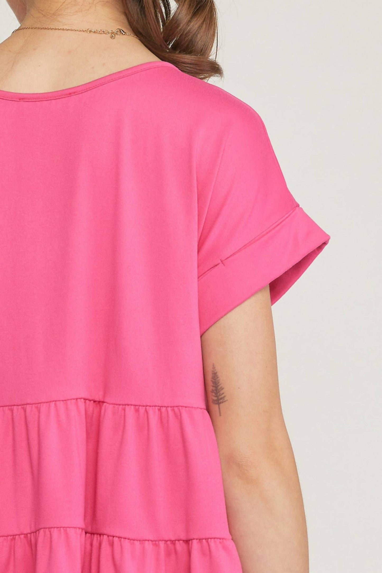 Entro - Short Sleeve Tiered Tunic