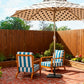 Convenient Metal Umbrella Stand Base with Adjustable Foot Pads