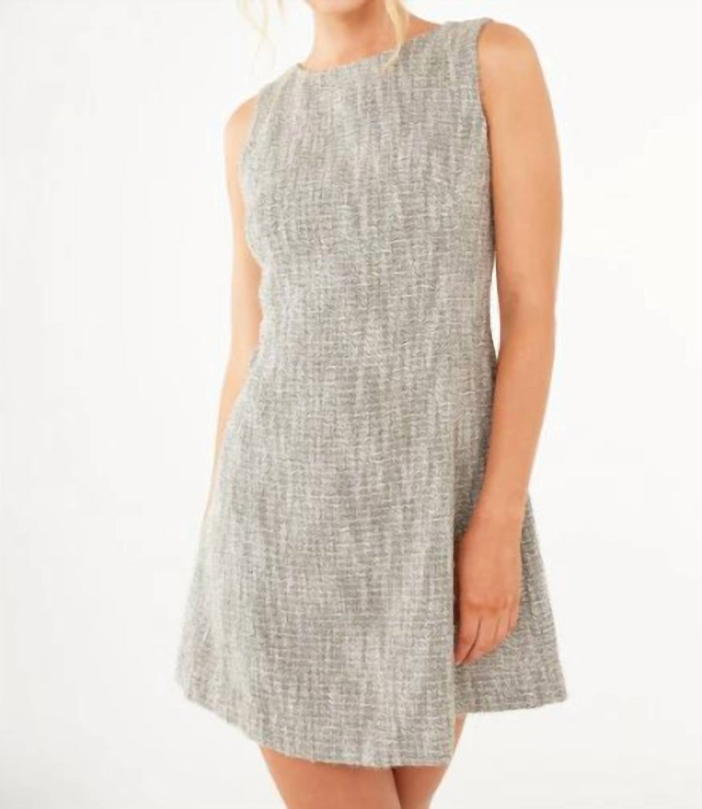 Abbey Glass - Avery Dress Sparkle Tweed