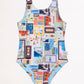 Seafolly - Girl's On Vacation Reversible One Piece Swimsuit