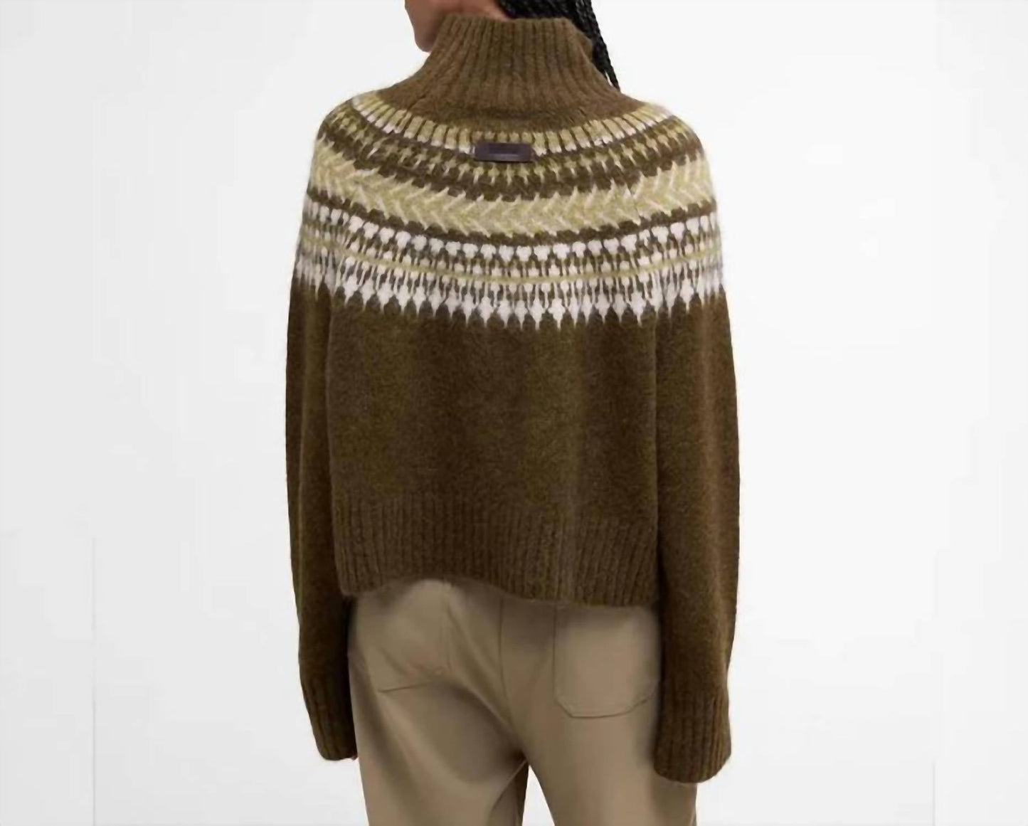 Barbour - Lorrie Fair Isle Roll-Neck Jumper