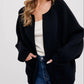 Bluivy - Open Front Sweater Jacket