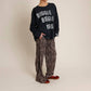 Anniewear - Leopard Print Fancy Wide Leg Pants