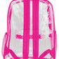 Cap Zone - Women's Extra Large Outlined Clear PVC Backpack