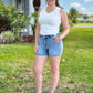 Judy Blue - The Rakell Mid-rise Denim Short