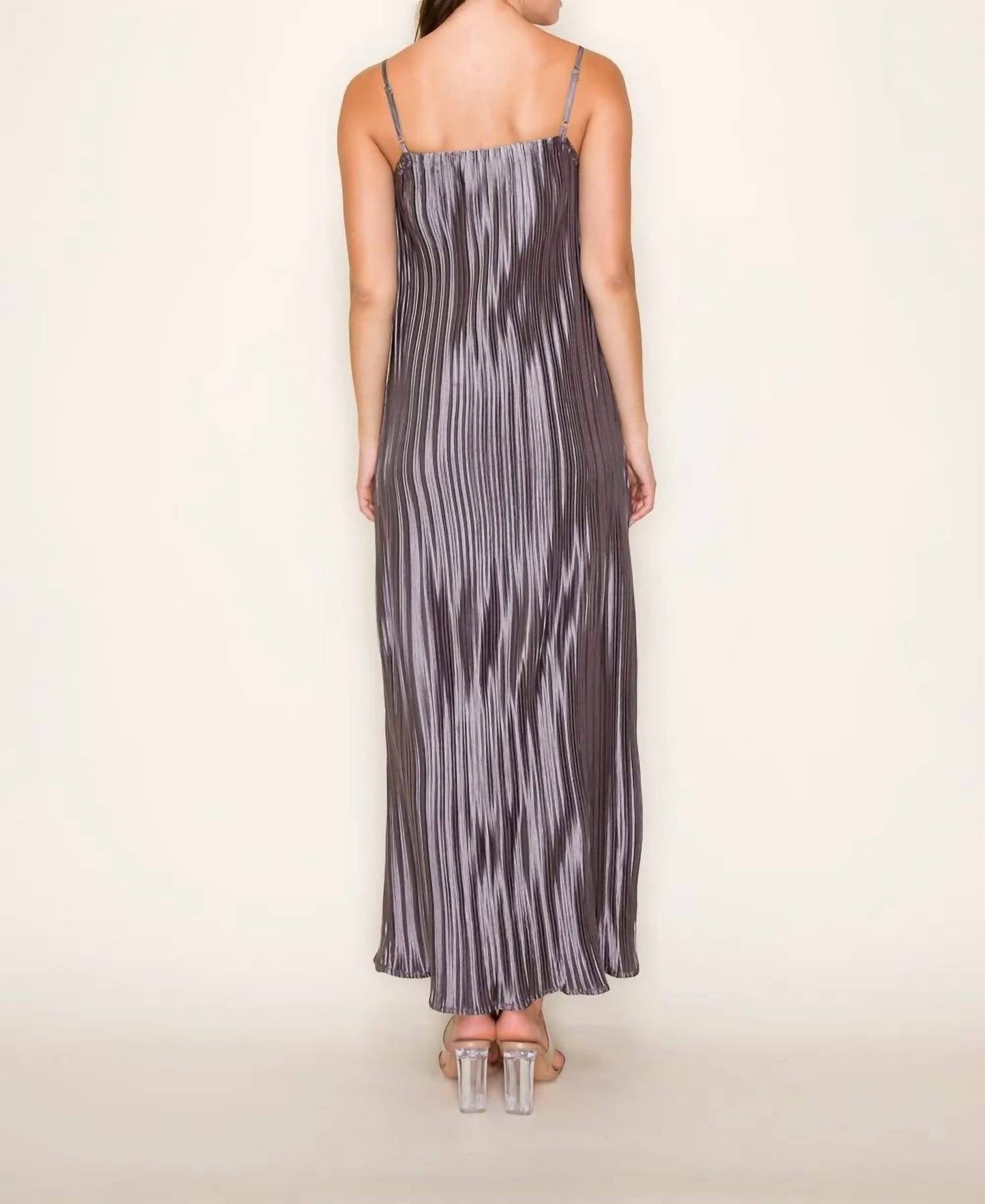 B.Right - Plisse Sleeveless Midi Dress