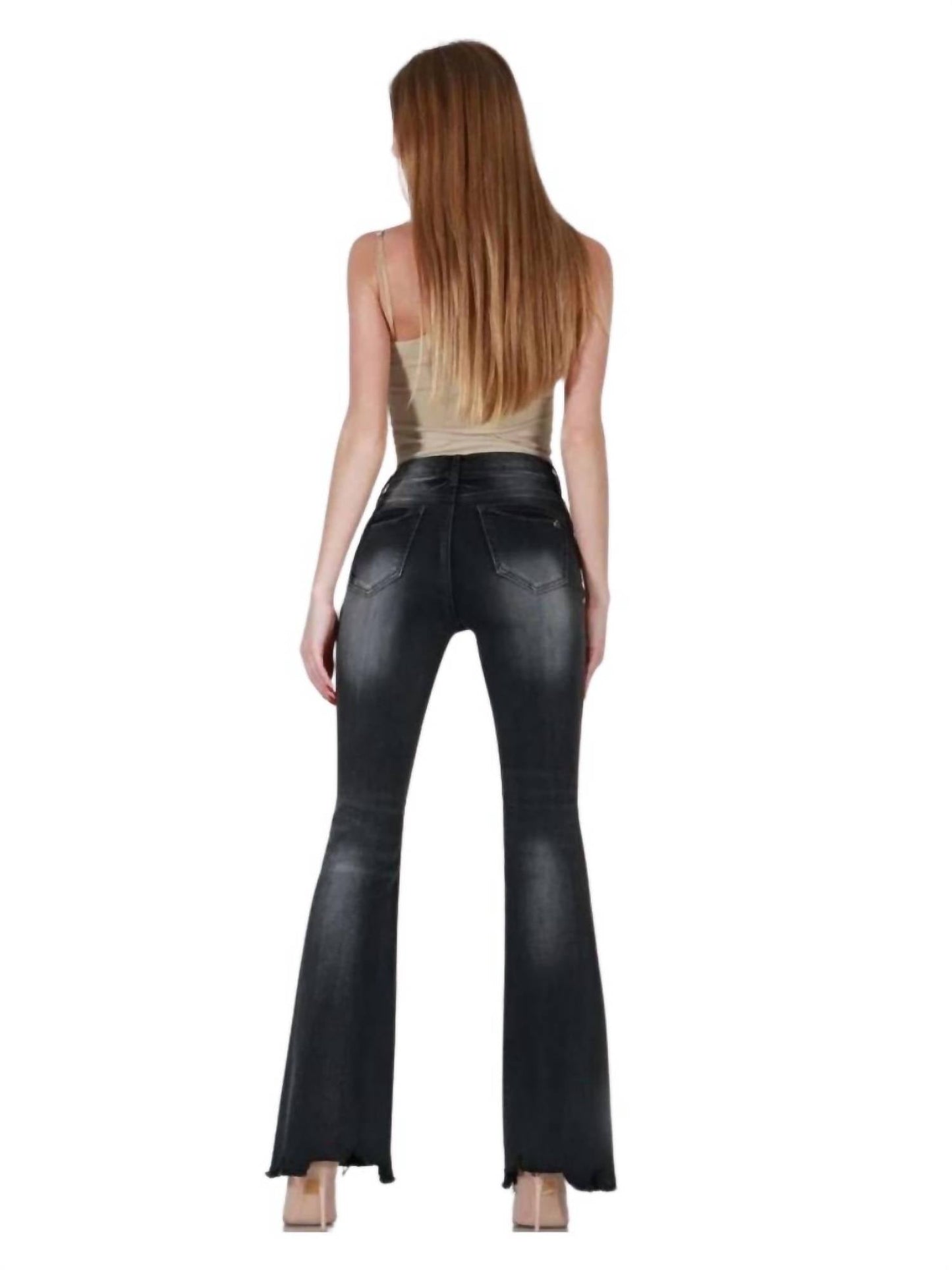 Special A - Mid Rise Boot Cut Jeans - Plus