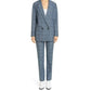 Ganni - Plaid Suiting High Rise Straight Leg Trousers