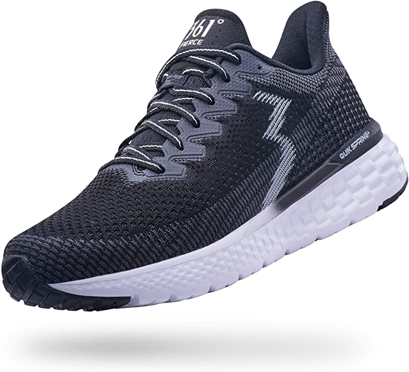 361 Degrees Men?s Fierce Running Shoes Black Size 10.5 D(M) US