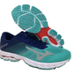 Mizuno Women's Wave Shadow 3 Running Shoe Blue Grass/Glacier Gray Size 6.5 B(M) Us