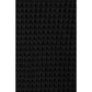 UGG Women's Black Ribbed Oversized Wool-Blend Scarf One Size