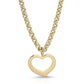 Eklexic - Women's Haley Open Heart Pendant Necklace