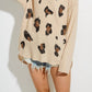 Phil Love - Waffle Knit Leopard Top