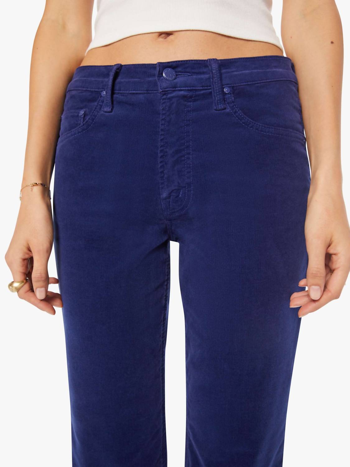 Mother - Bookie Flood Cord Bootcut Pants