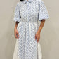 2.7 August Apparel - Gingham Flowered Dress