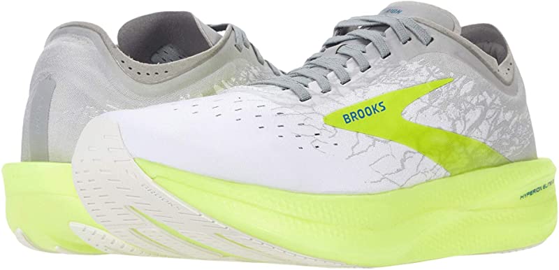 Brooks Hyperion Elite II Running Shoes Grey/Yellow Size 11.5 US