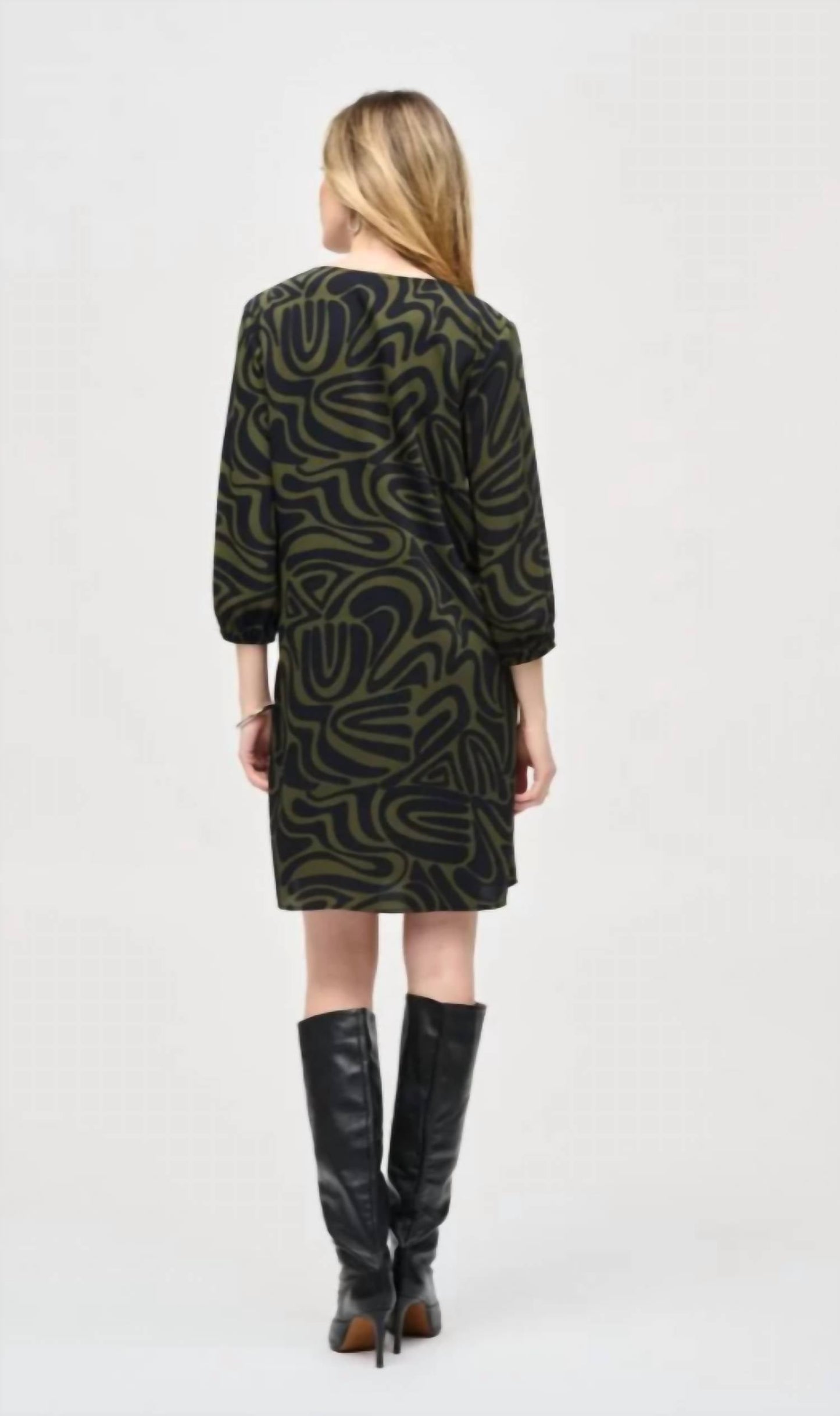 Joseph Ribkoff - Abstract Print Mini Dress