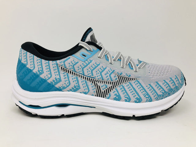 Mizuno Women's Wave Rider 24 Knit Running Shoe Nimbus Cloud/Phantom Size 6 B(M) Us