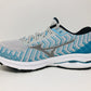 Mizuno Women's Wave Rider 24 Knit Running Shoe Nimbus Cloud/Phantom Size 6 B(M) Us