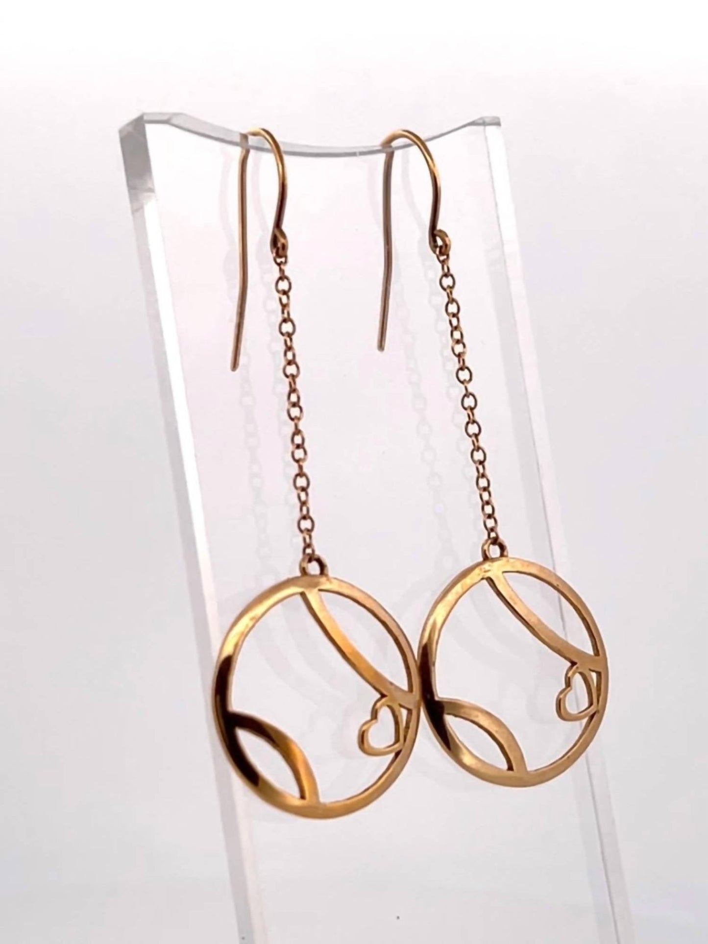 Love Love Tennis - Women's Ball Heart Solid Earrings
