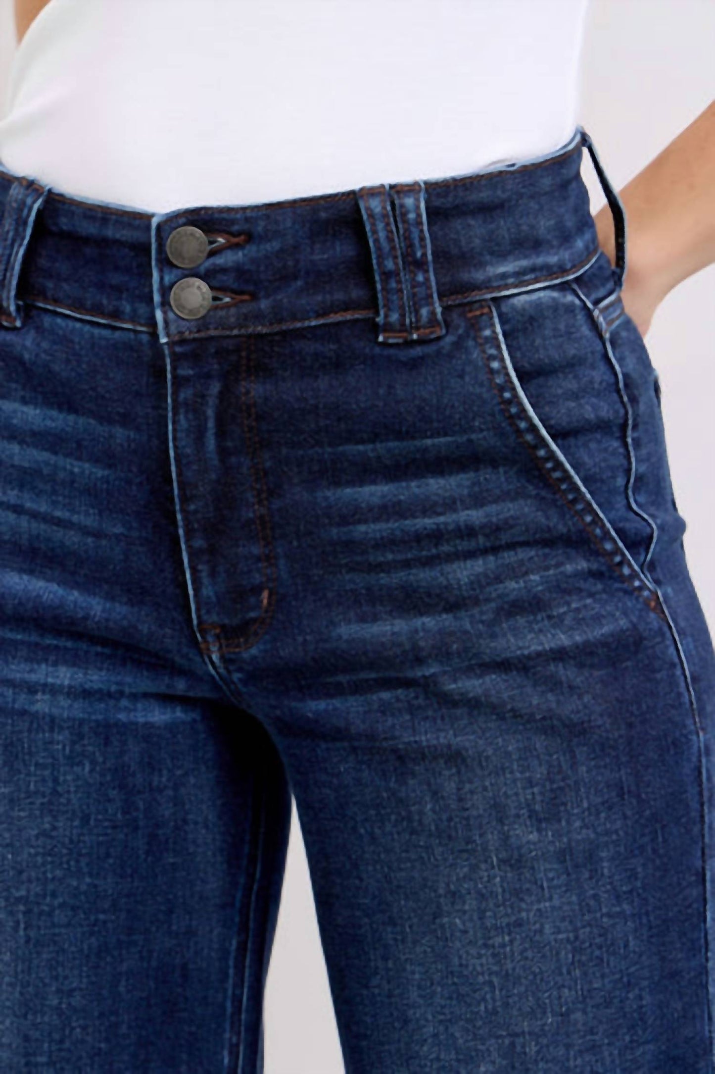 Judy Blue - High Waist Wide Leg Jeans