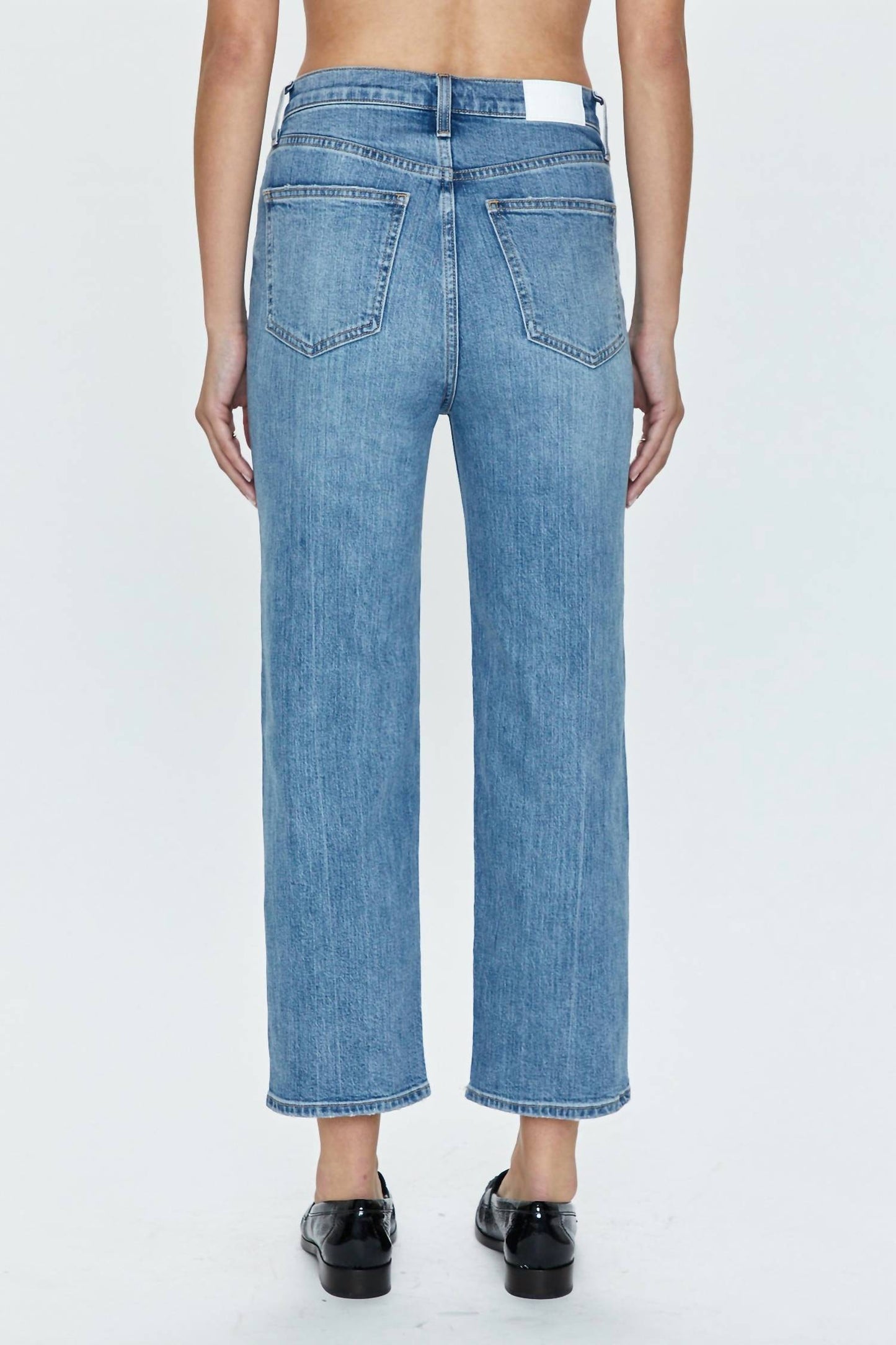 Pistola - Cassie Crop Super High Rise Straight Crop Jeans