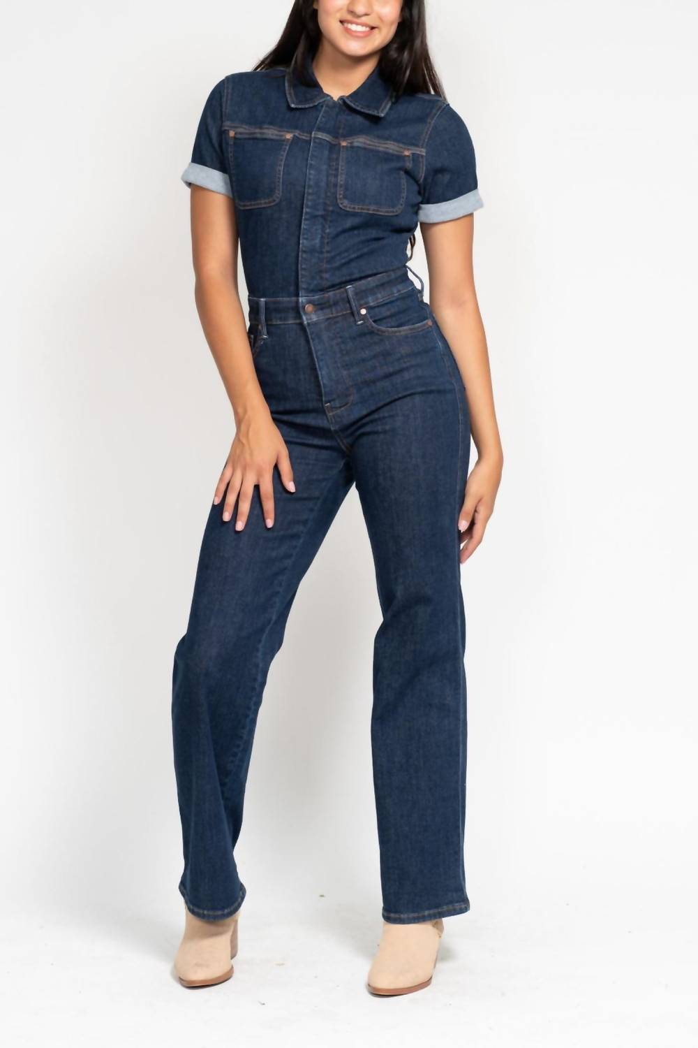 Judy Blue - High Waist Tummy Control Jumpsuit