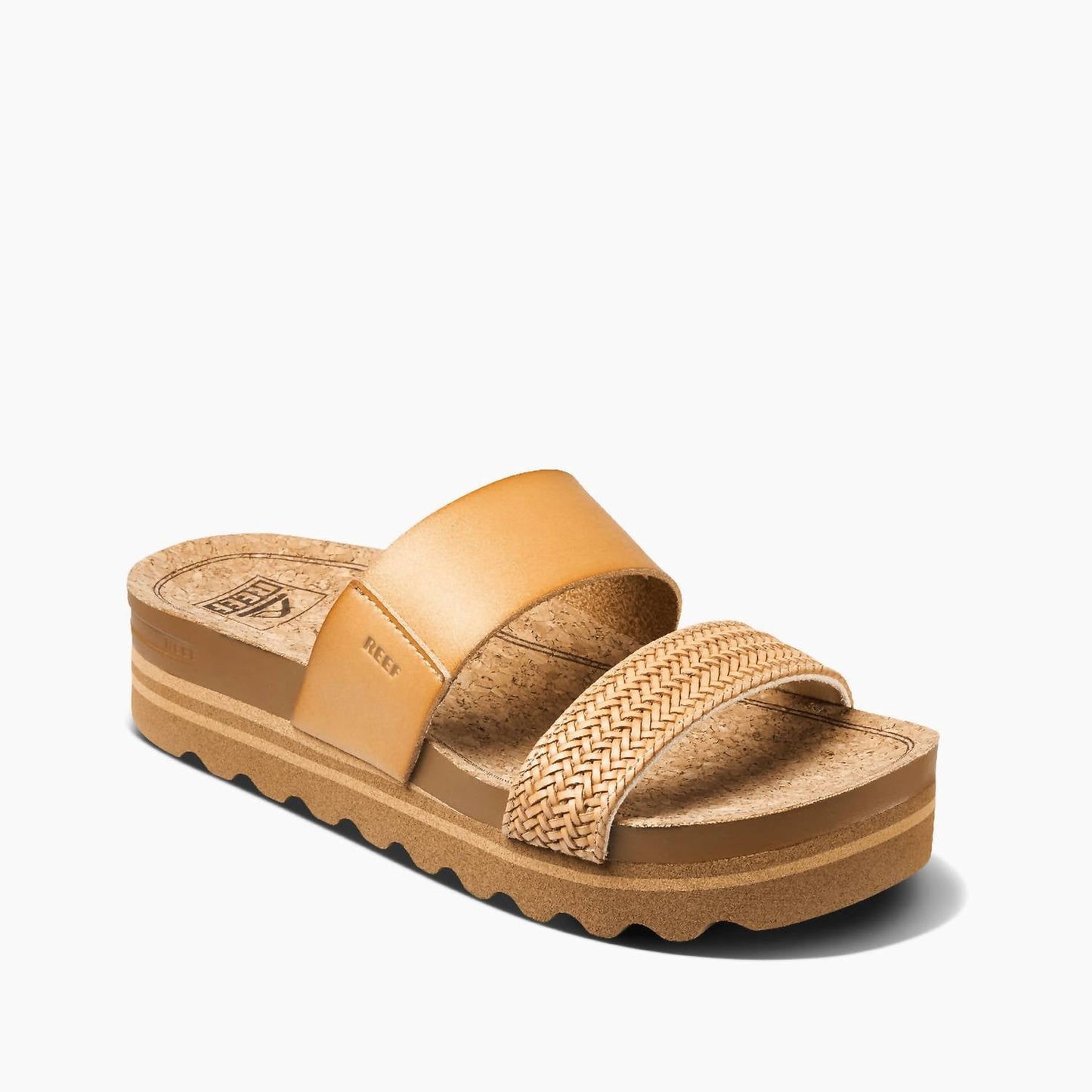 Reef - Women's Cushion Vista Natural Braid Sandal
