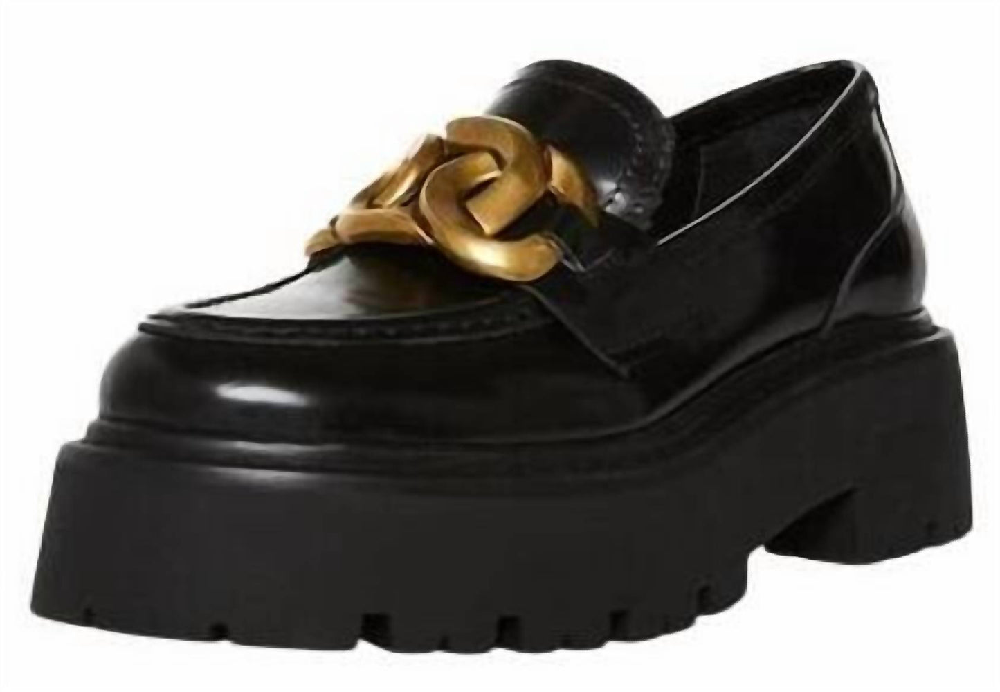 Steve Madden - Women's Rover Slip On Chunky Platform Chain Detailed Loafers