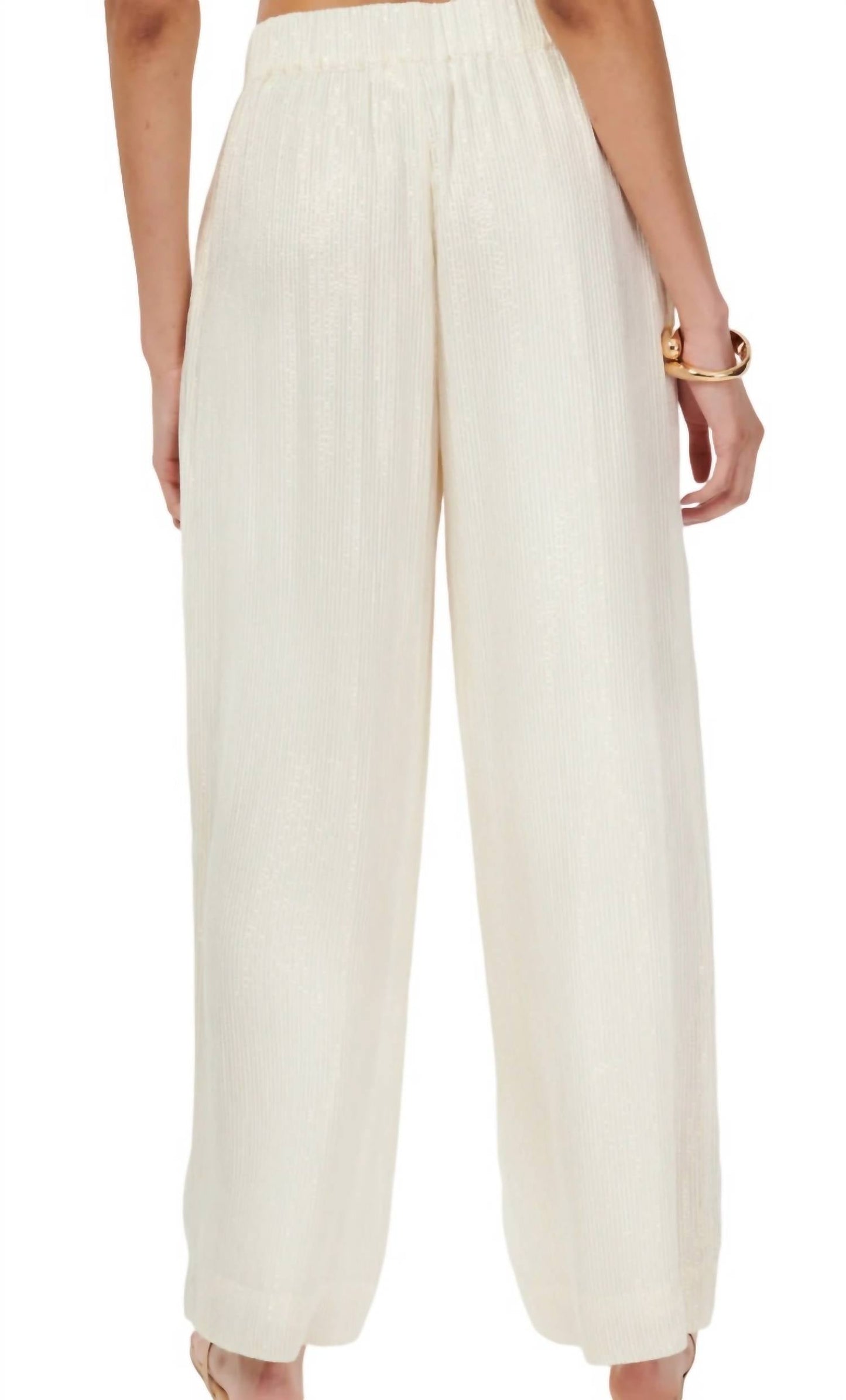 Cami Nyc - Medina Metallic Chiffon Pant