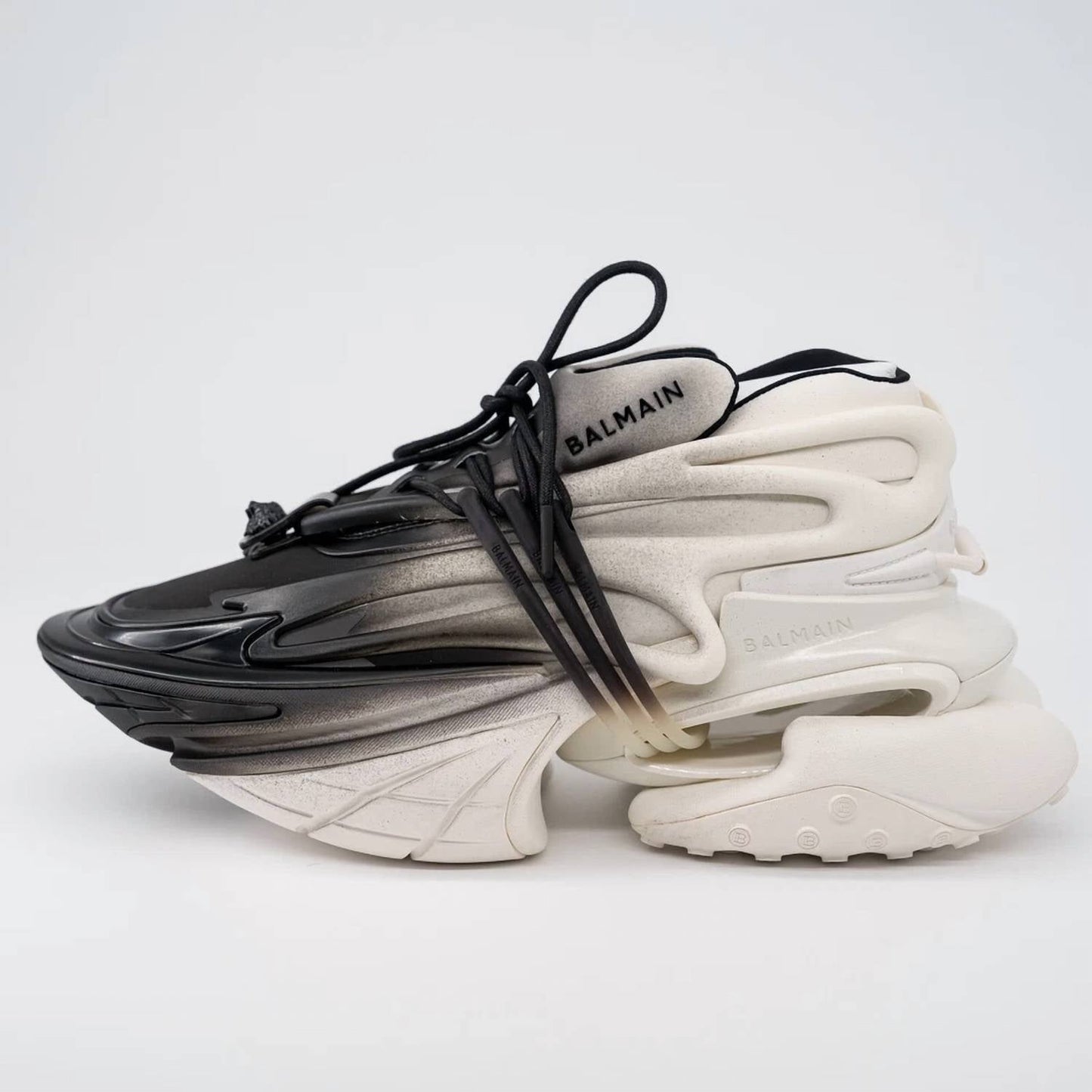 Balmain - Men's Unicorn Low-top Neoprene & Leather Chunky Sneakers