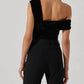 Astr - Holly Velvet Off The Shoulder Bodysuit