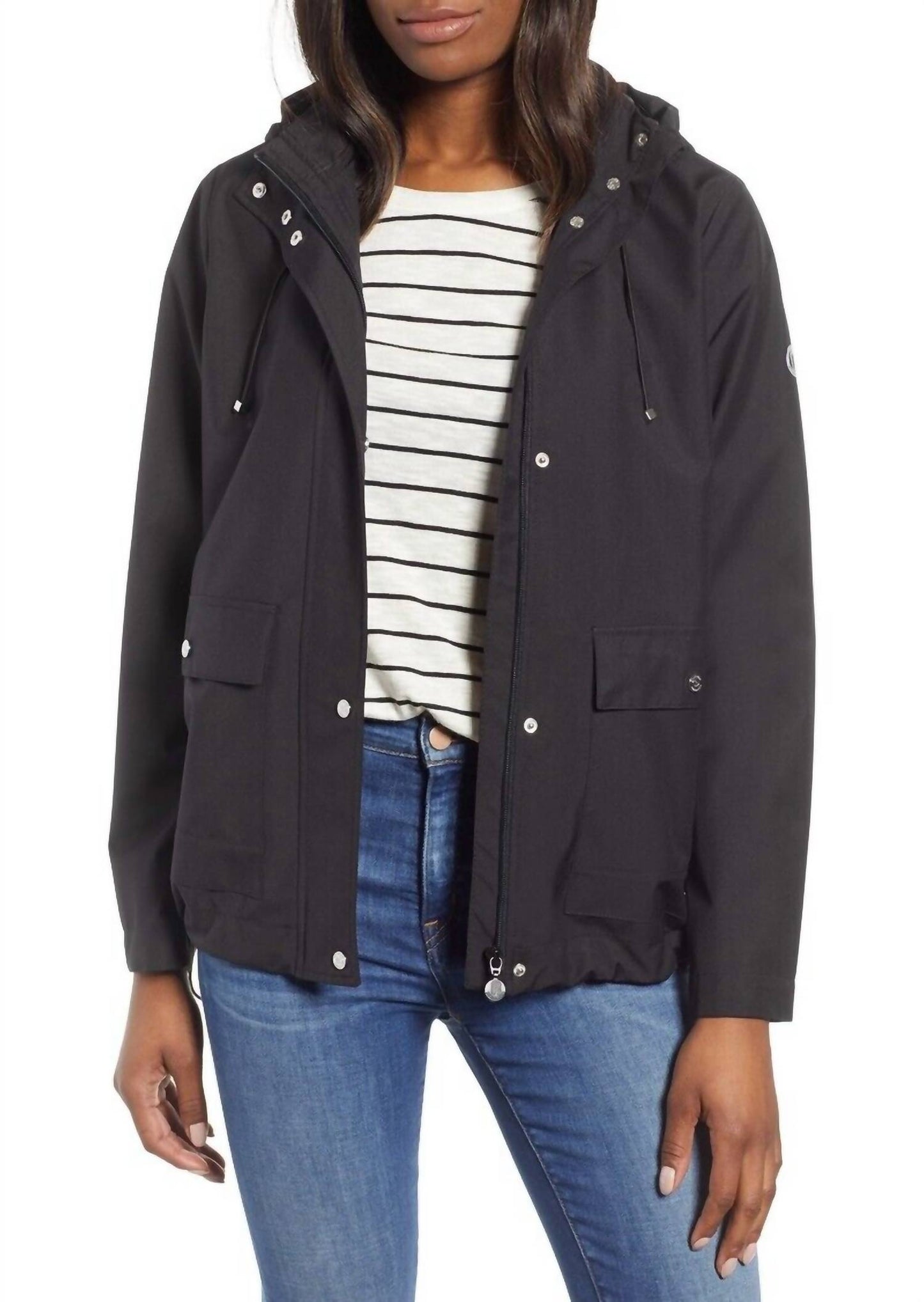 Bernardo - Microbreathable Hooded Raincoat Jacket