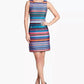 Tommy Hilfiger - Striped Scuba Sleeveless Dress