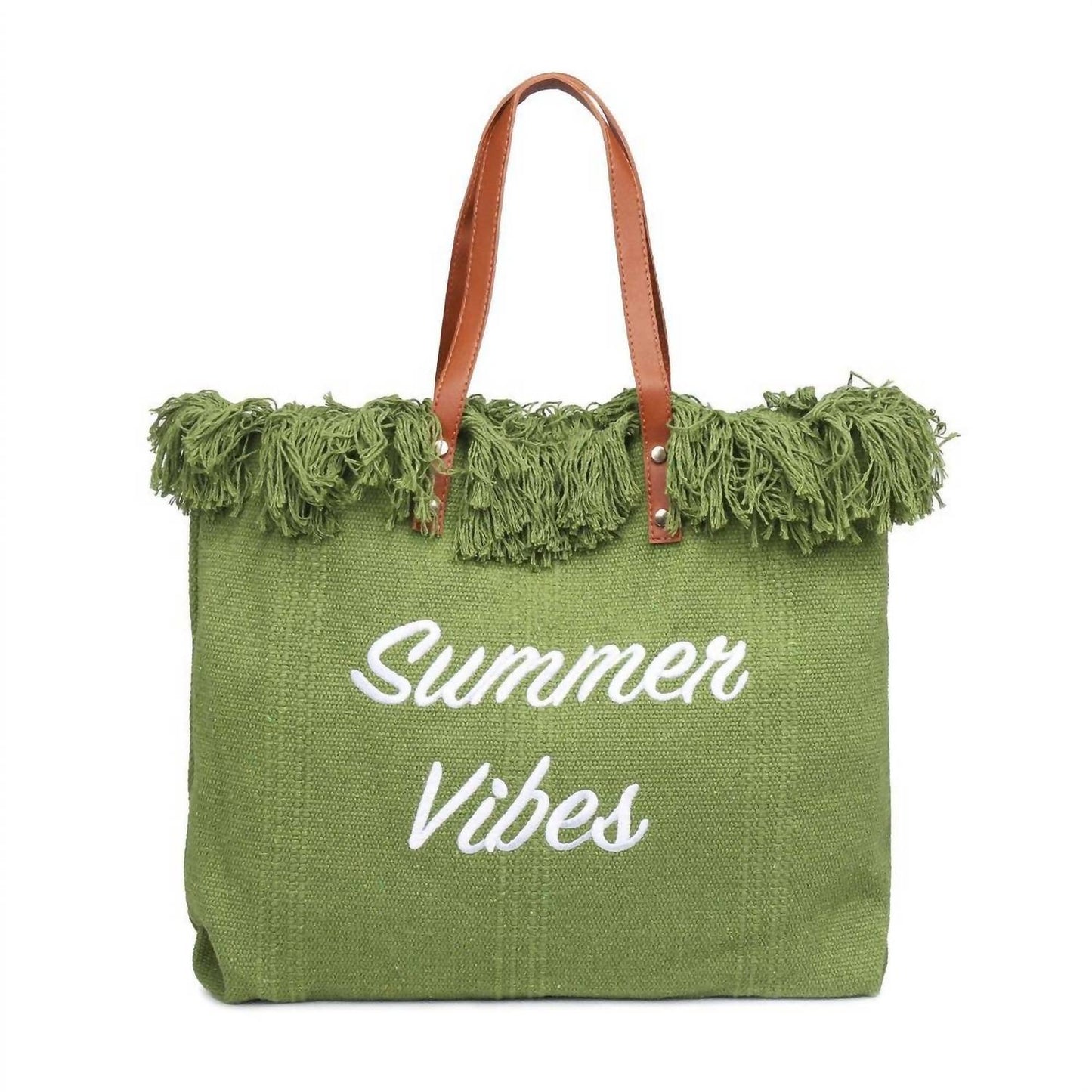 Urban Expressions - Summer Vibes Fringe Beach Tote Bag
