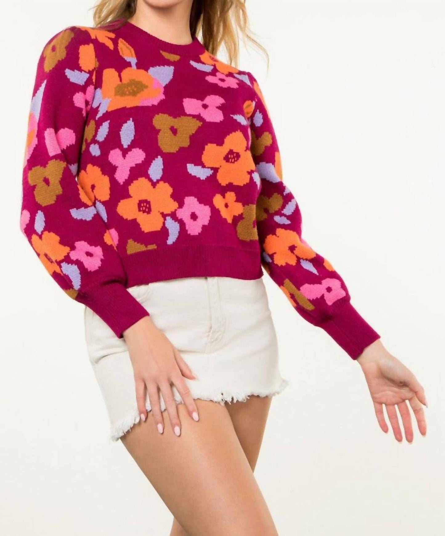 Thml - Flower Groove Sweater