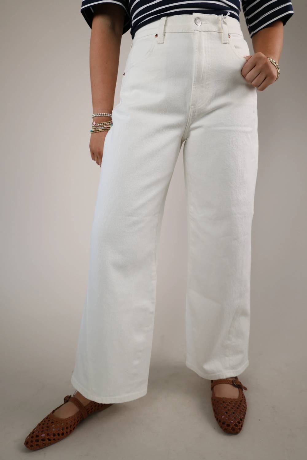 Pistola - Women's Kyra Ankle Bowed Leg Jeans