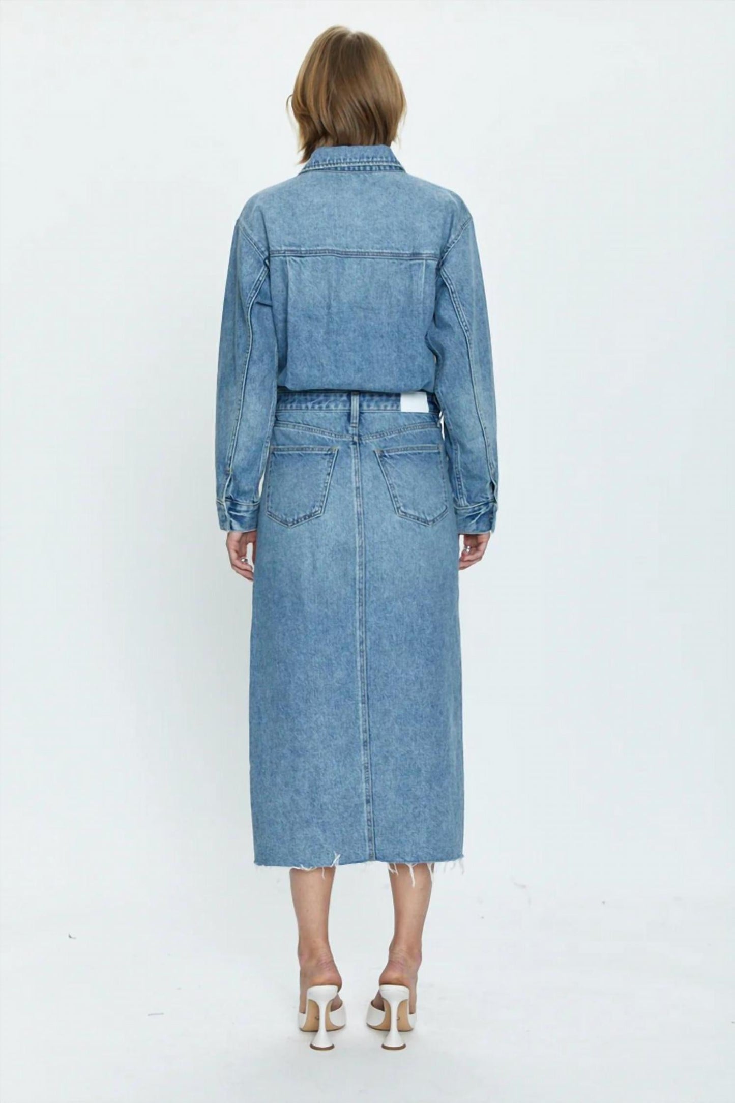Pistola - Amira Long Sleeve Midi Dress