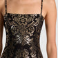 Alice + Olivia - Fifi Metallic Jacquard Mini Dress
