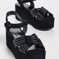 Tory Burch - Women's Bombe Cross Strap Platform Sandal