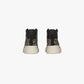 Balmain - Women's B-court Bicolor Monogram Jacquard High-top Sneakers