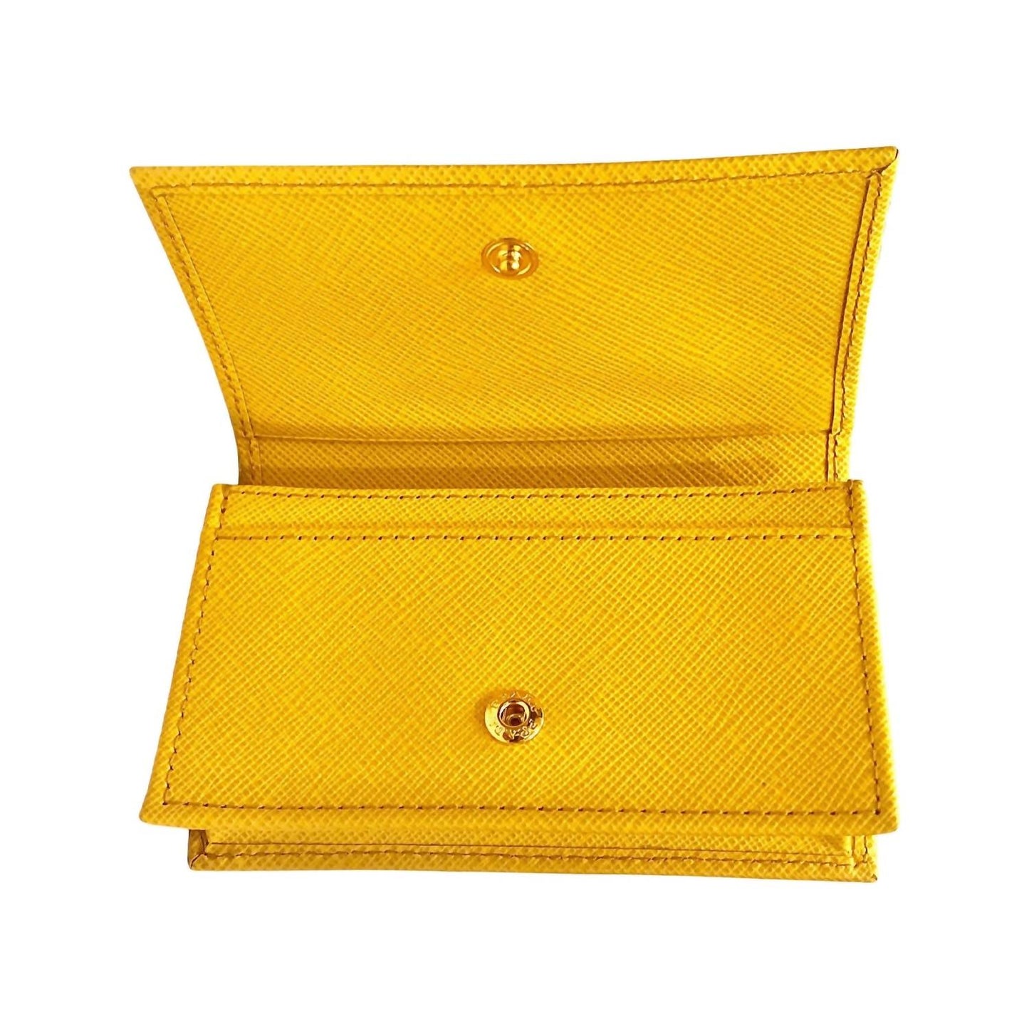 Prada - Women's Saffiano Leather Card Case Wallet