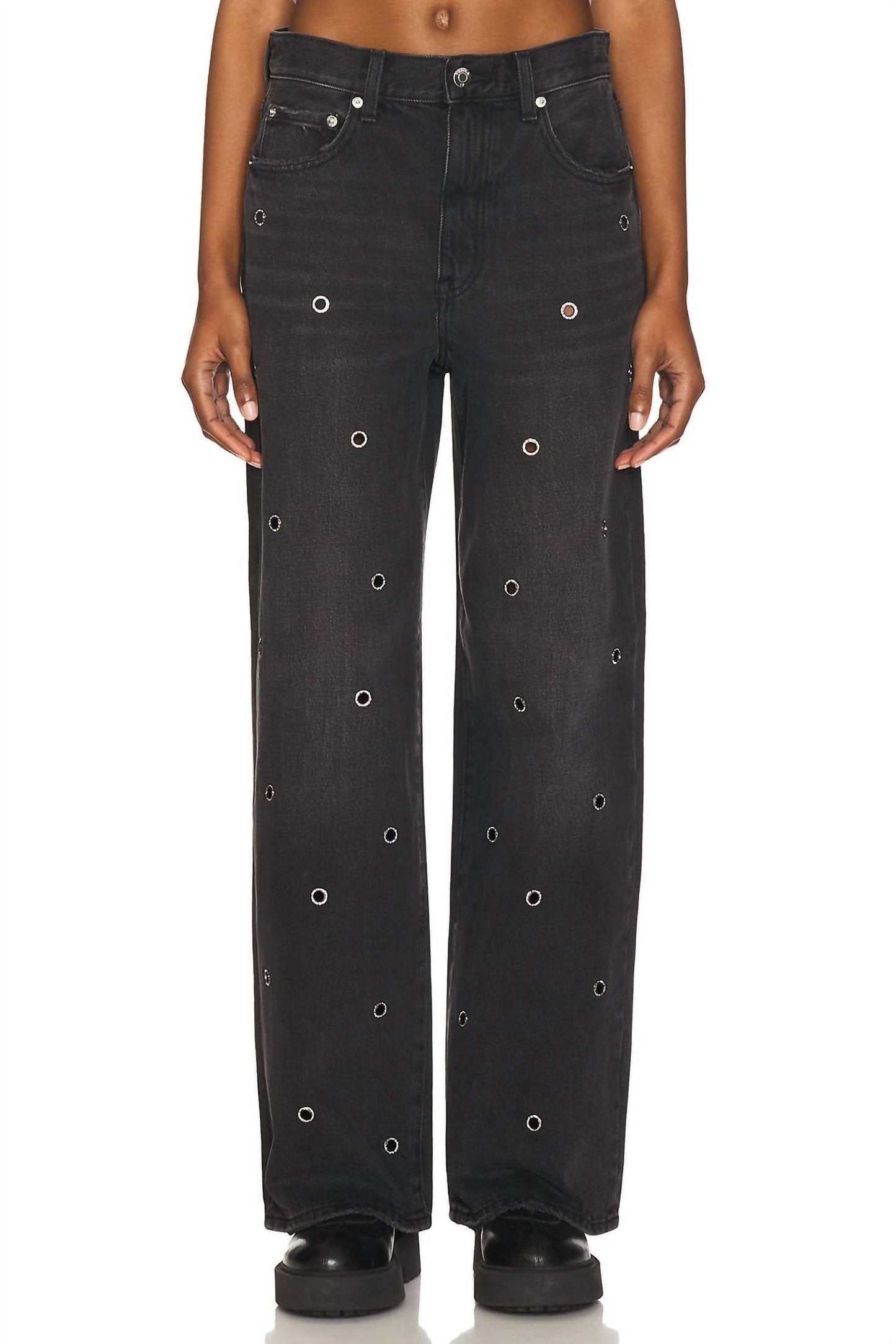 Pistola - Hendrix High Rise Wide Leg Jeans